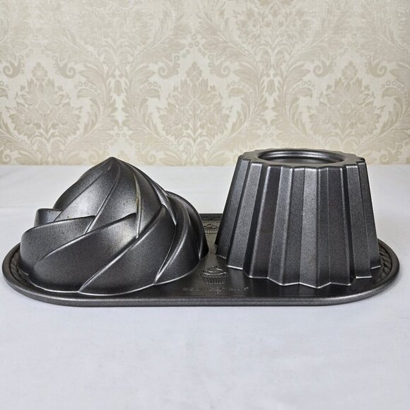 Nordic Ware Cast Aluminum Cute Cupcake Pan 6 Cups/1.4 Liters Baking Pan - Picture 3 of 6